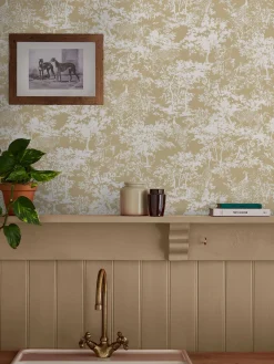 Animal Forest Print 10M Wallpaper<Joules Outlet