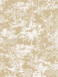Animal Forest Print 10M Wallpaper<Joules Outlet