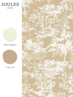 Animal Forest Print 10M Wallpaper<Joules Outlet