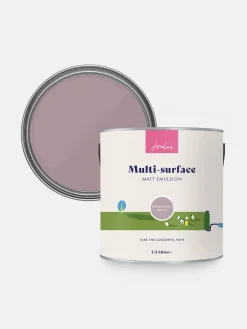 Grandma's Quilt Mauve Multi Surface Matt Emulsion<Joules Hot