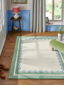 Chalfield Scallop Wool Tufted Rug<Joules Discount