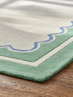 Chalfield Scallop Wool Tufted Rug<Joules Discount