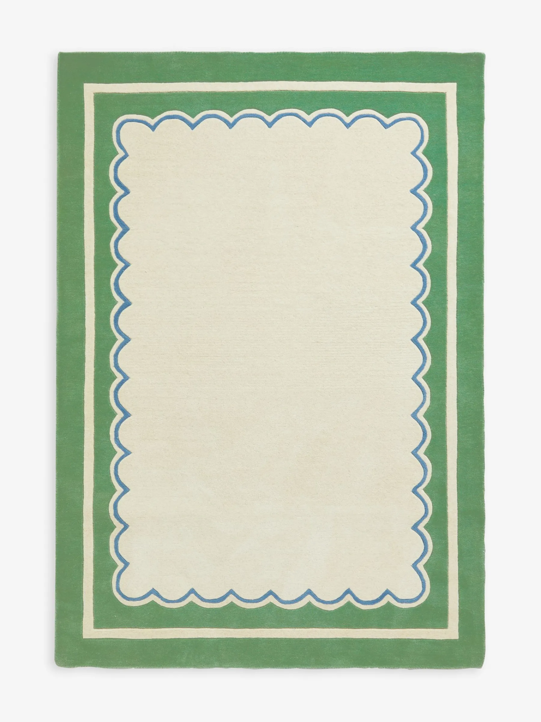 Chalfield Scallop Wool Tufted Rug<Joules Discount