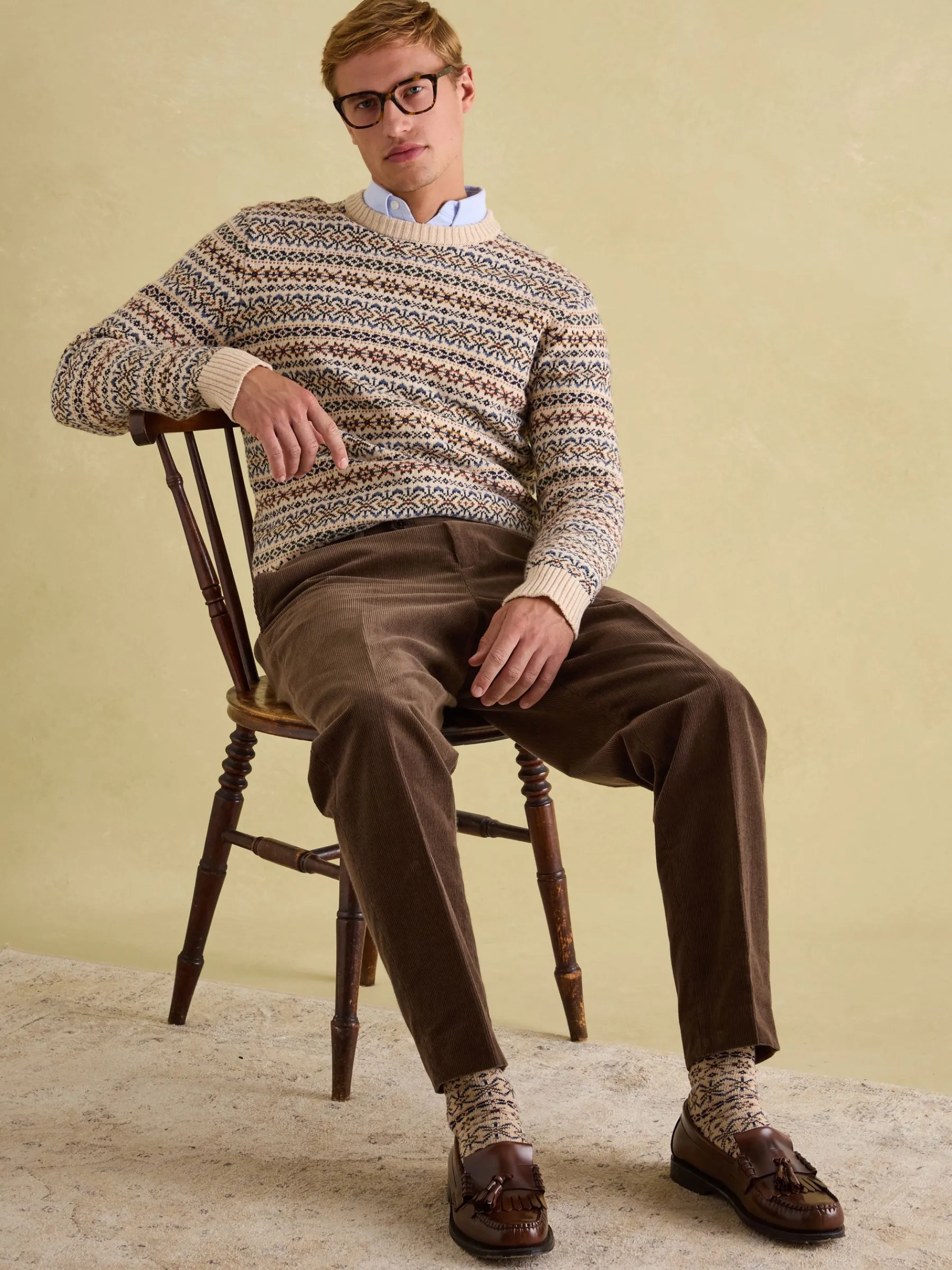 Corduroy Slim Fit Suit Trousers<Joules Hot