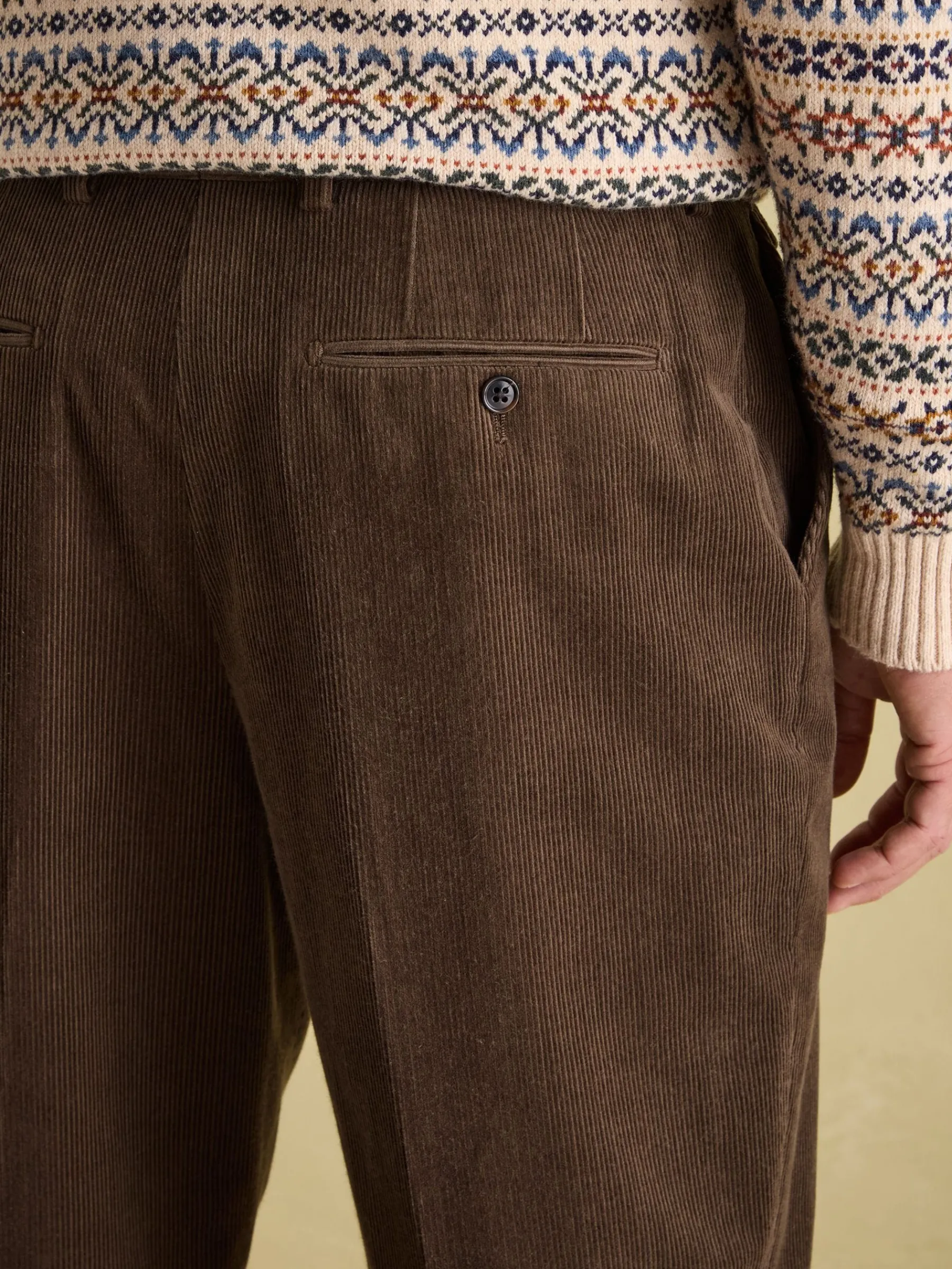 Corduroy Slim Fit Suit Trousers<Joules Hot