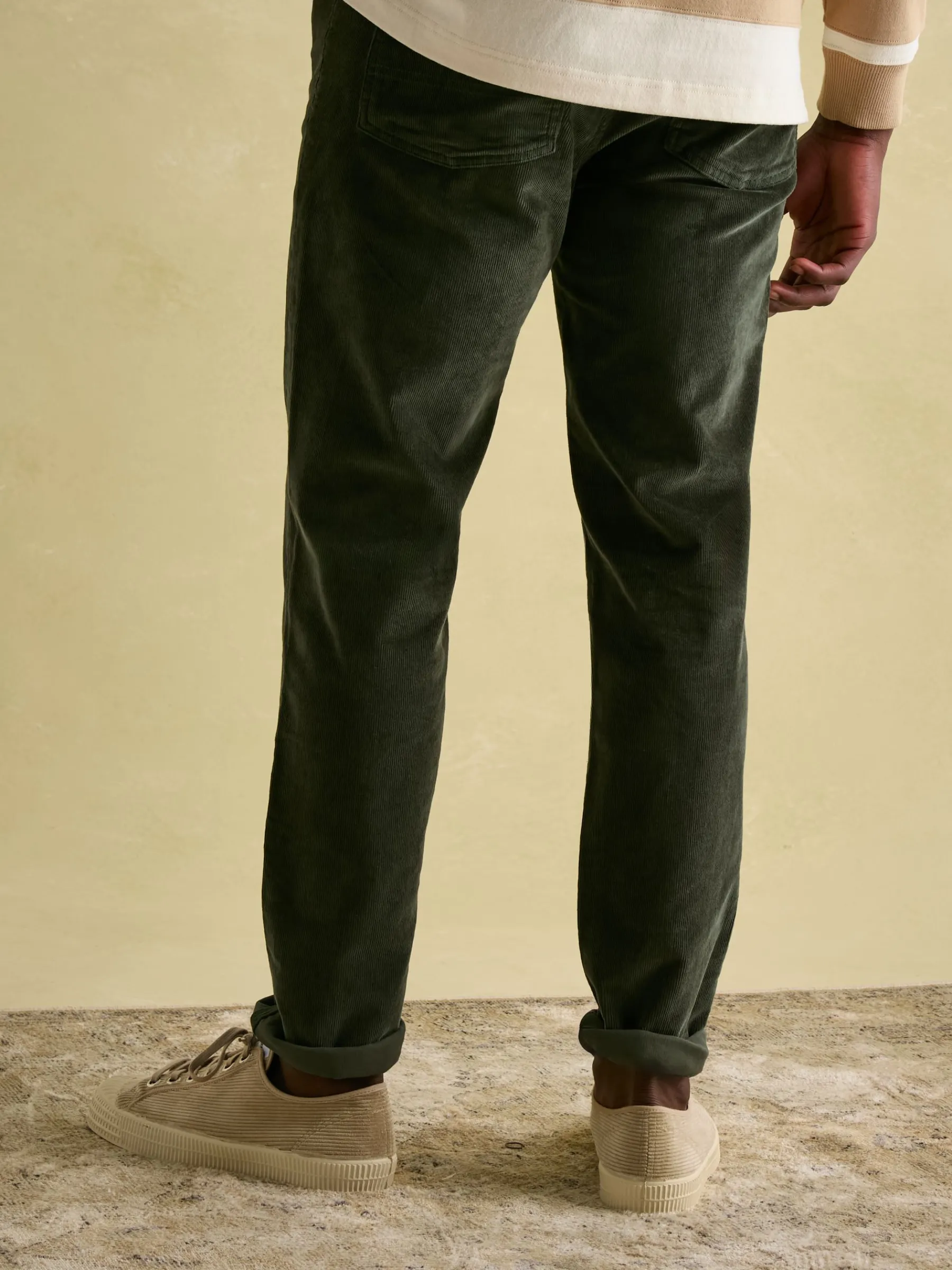Straight Leg Corduroy Trousers<Joules Hot