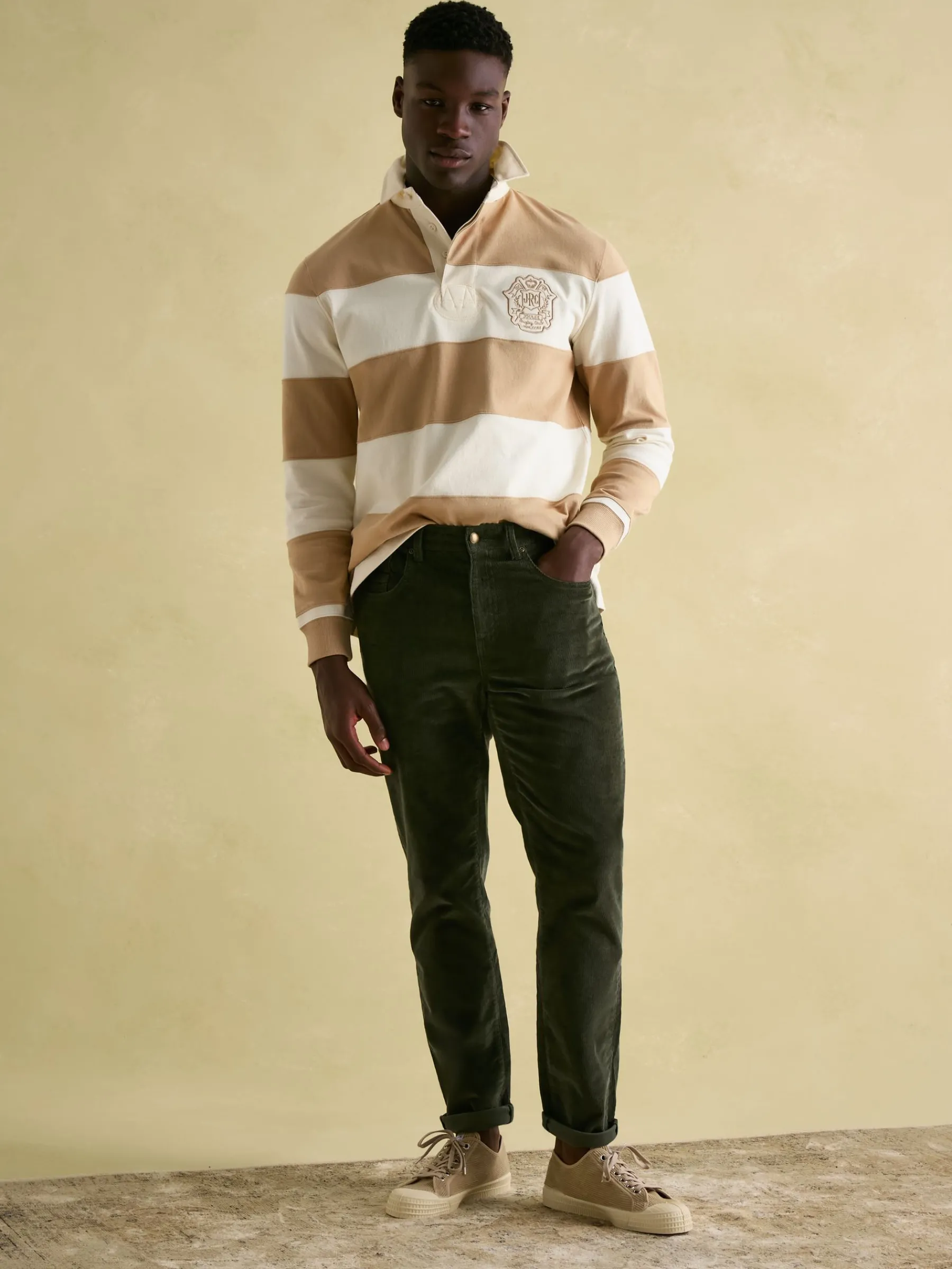 Straight Leg Corduroy Trousers<Joules Hot