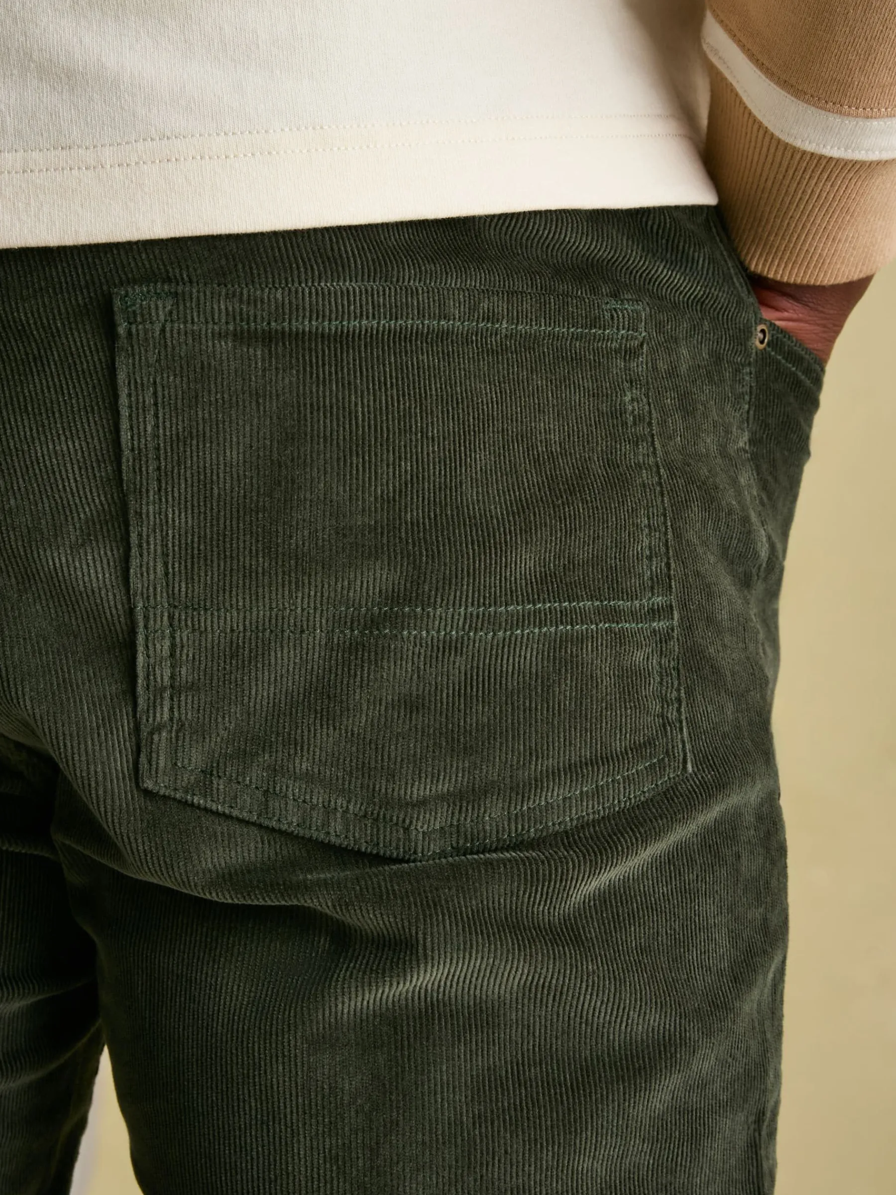 Straight Leg Corduroy Trousers<Joules Hot