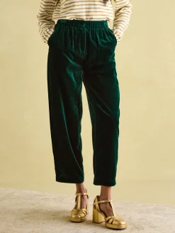 Velvet Straight Leg Trousers<Joules New