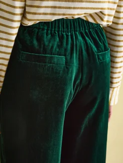 Velvet Straight Leg Trousers<Joules New