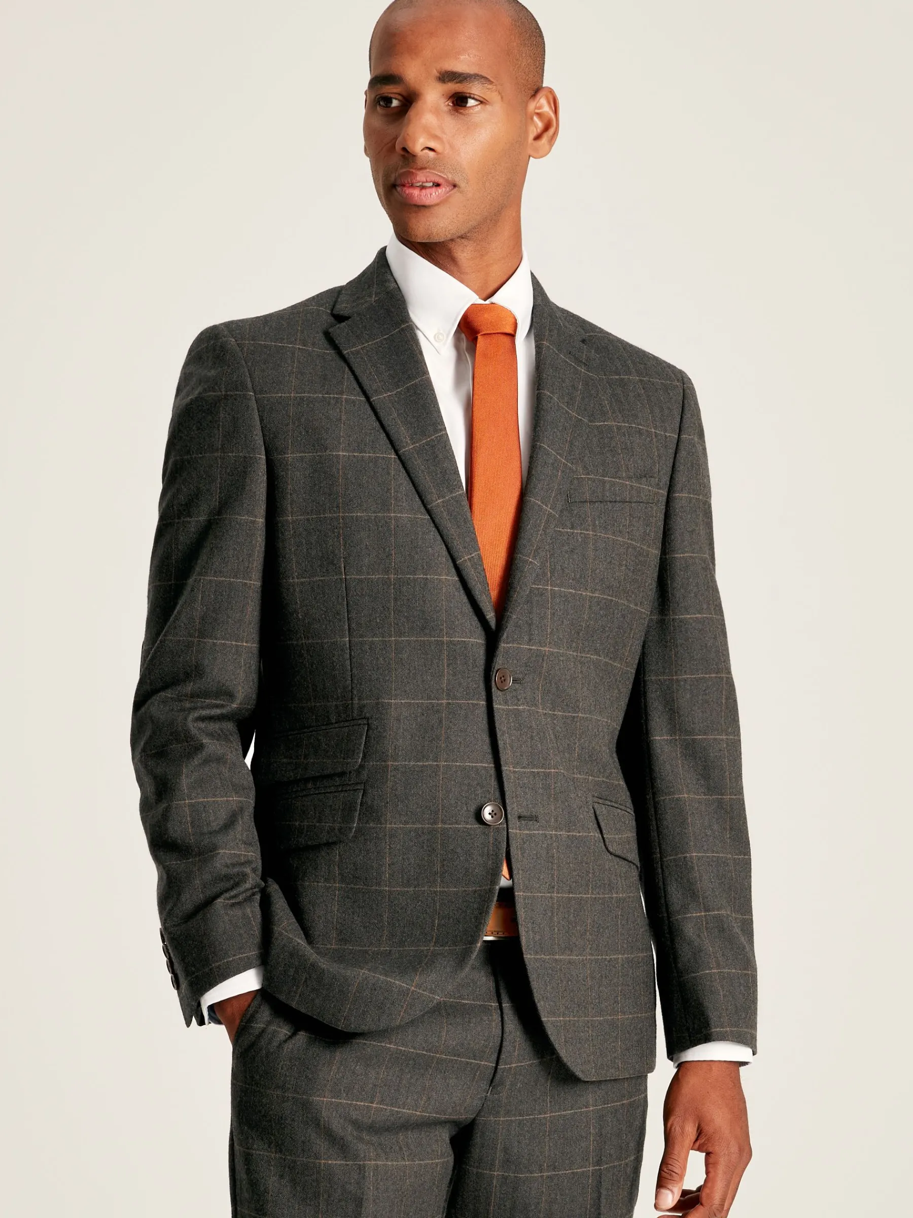 Window Pane Check Slim Fit Suit Jacket<Joules