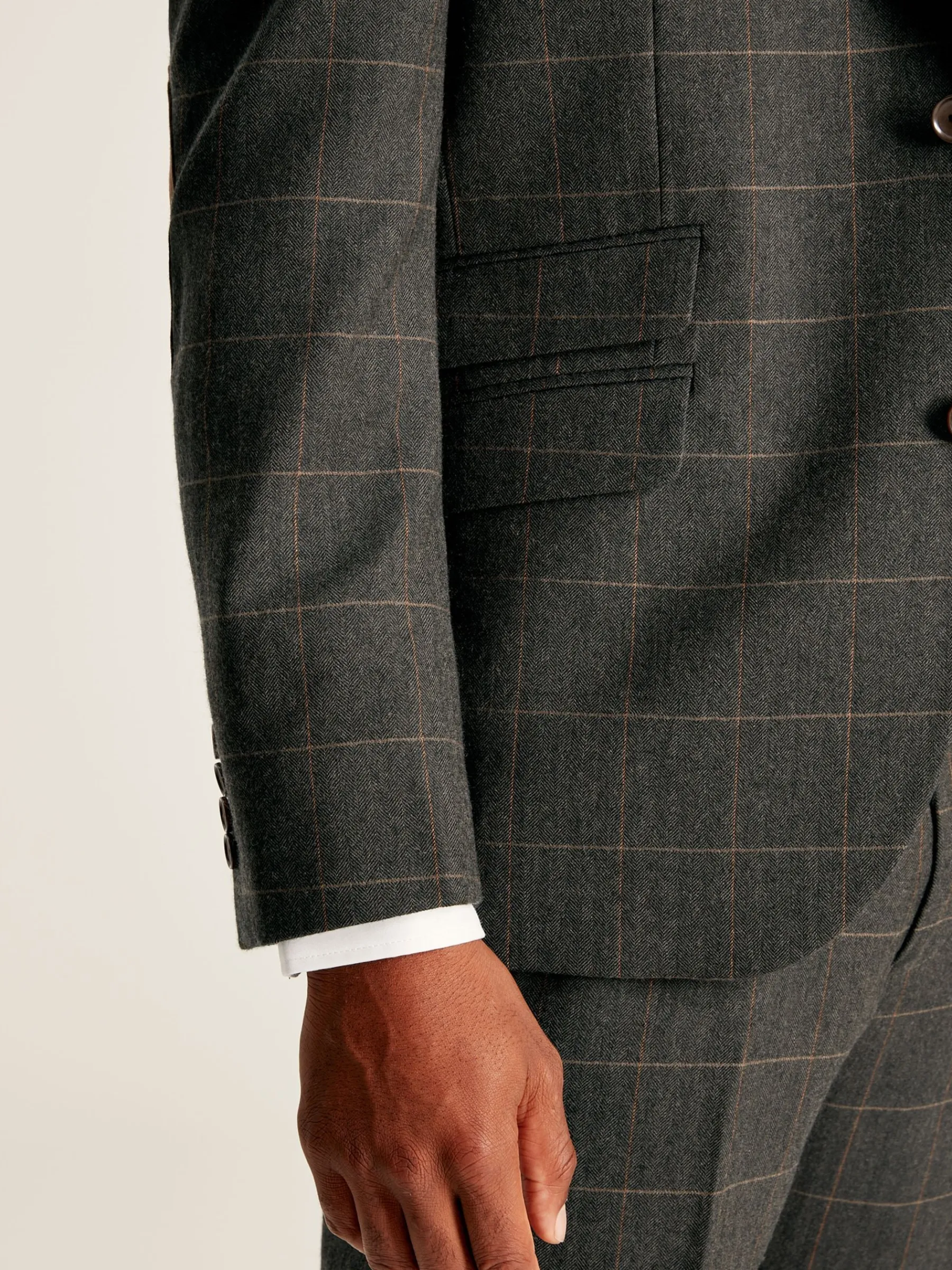 Window Pane Check Slim Fit Suit Jacket<Joules