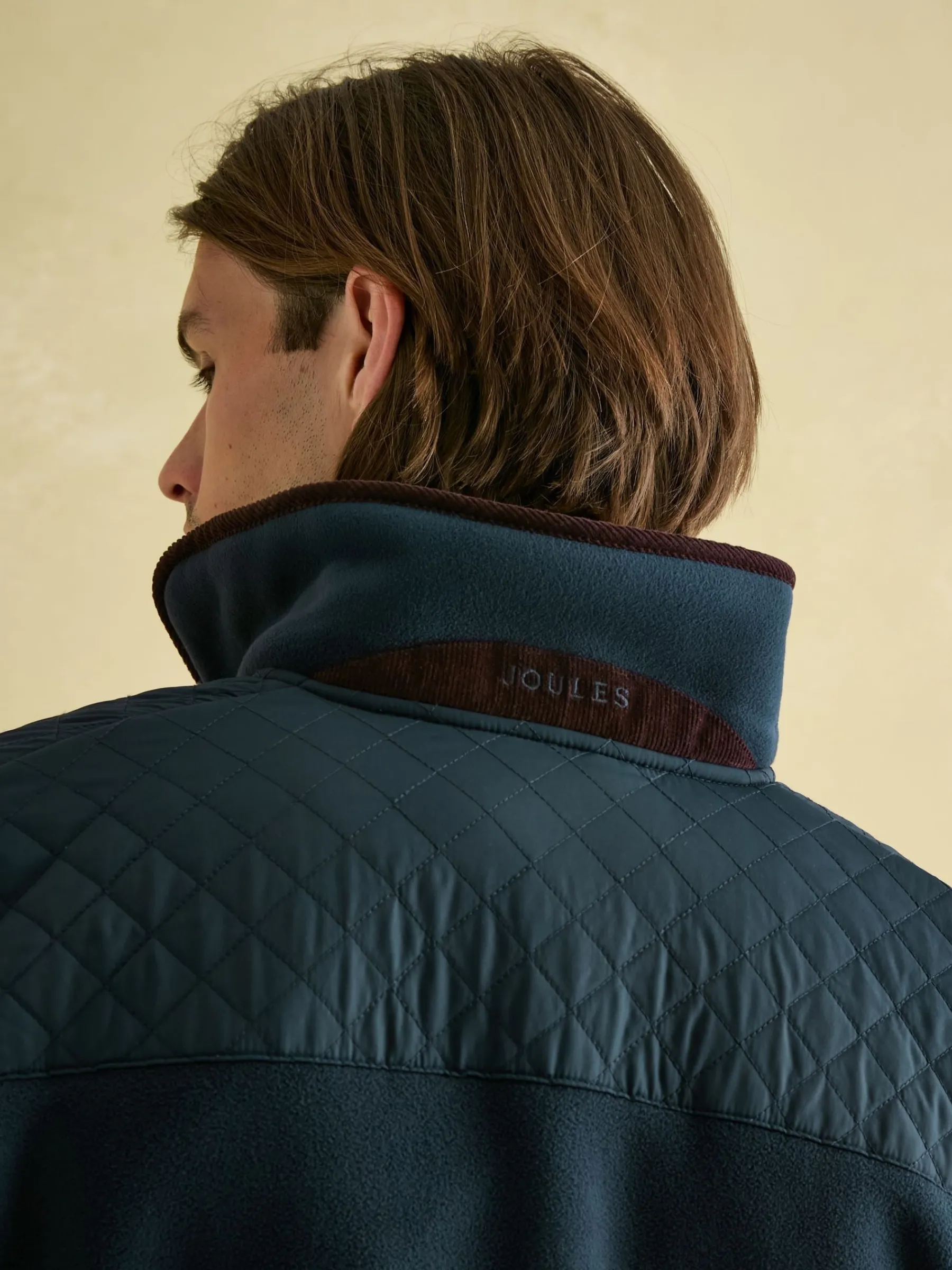 Greenfield Navy Blue Full Zip Fleece Jacket<Joules Best