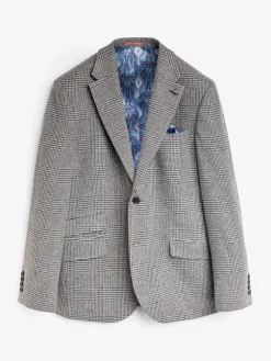 Prince of Wales Check Slim Fit Blazer<Joules Clearance
