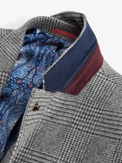 Prince of Wales Check Slim Fit Blazer<Joules Clearance