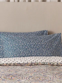 Grove Floral Set of 2 100% Cotton Standard Pillowcases<Joules New