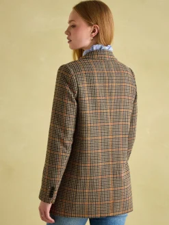 Hackmore Relaxed Fit Wool Blend Tweed Blazer<Joules New