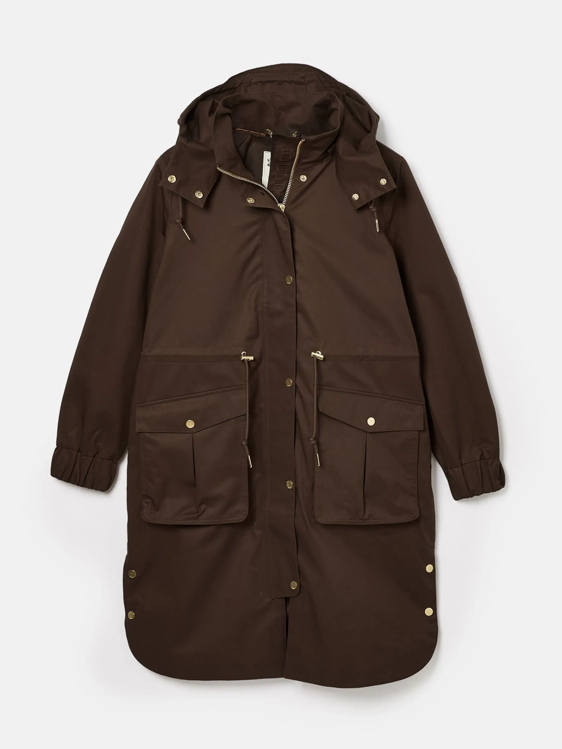 Harpsden Waterproof Long Raincoat with Hood<Joules Discount