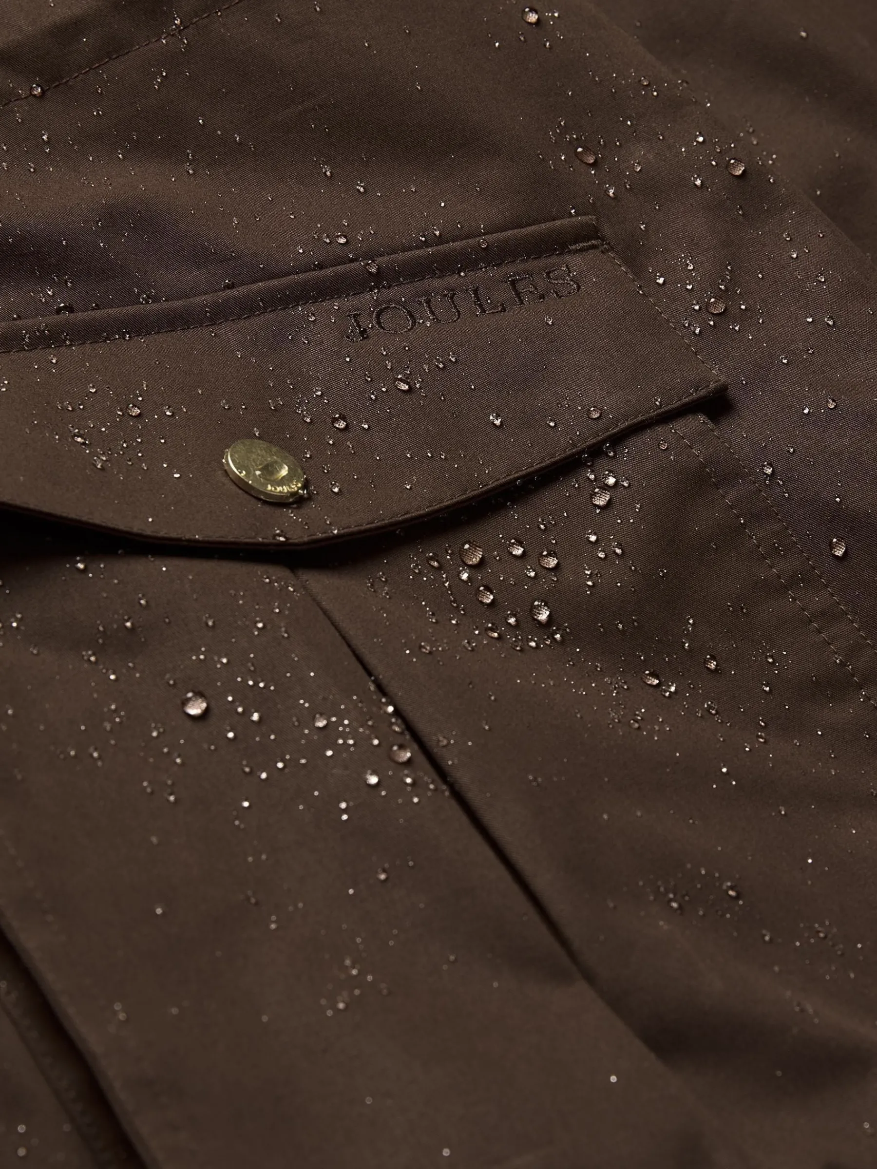 Harpsden Waterproof Long Raincoat with Hood<Joules Discount