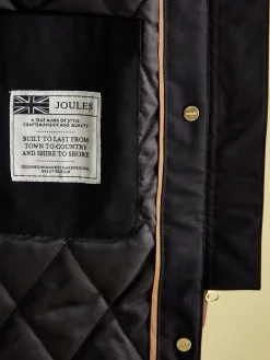 Harpsden Cosy Waterproof Fleece Lined Raincoat with Faux Fur Hood<Joules Online