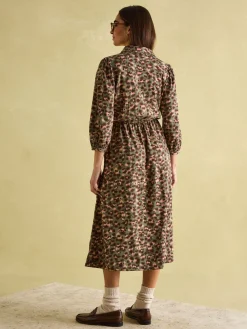 Hazel Khaki Green Jersey Shirt Dress<Joules Best