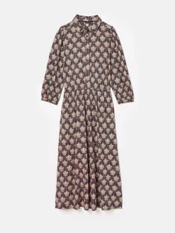 Hazel Navy and Pink Jersey Shirt Dress<Joules Discount