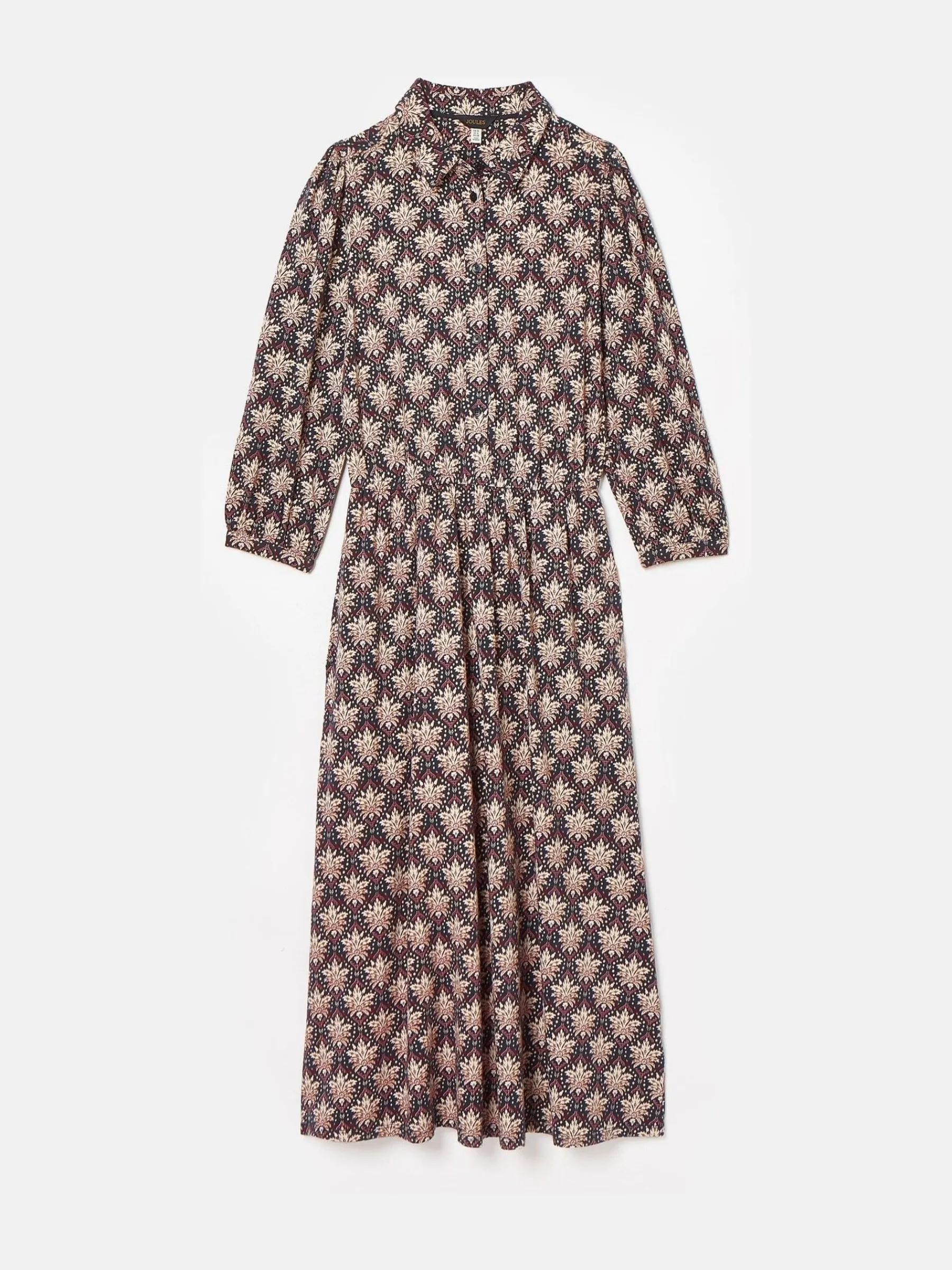 Hazel Navy and Pink Jersey Shirt Dress<Joules Discount