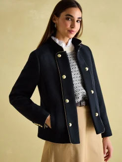 Hazelmere Wool Blend Band Jacket<Joules Online