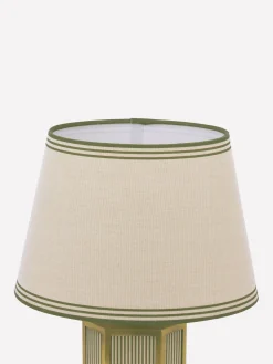 Helmingham Green Stripe Claw Foot Table Lamp<Joules Outlet