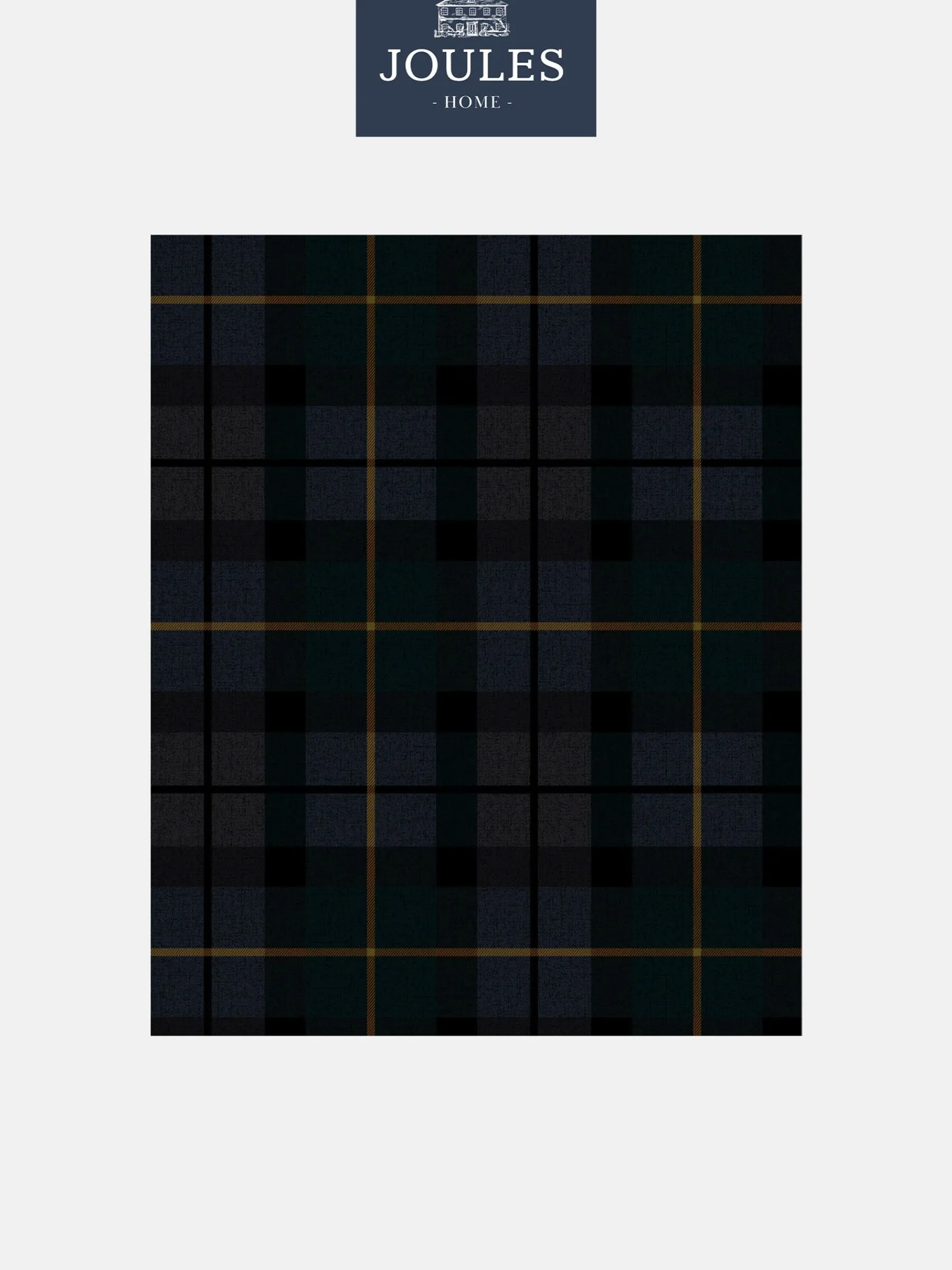 Heritage Blue Rothero Check 10M Wallpaper<Joules Clearance