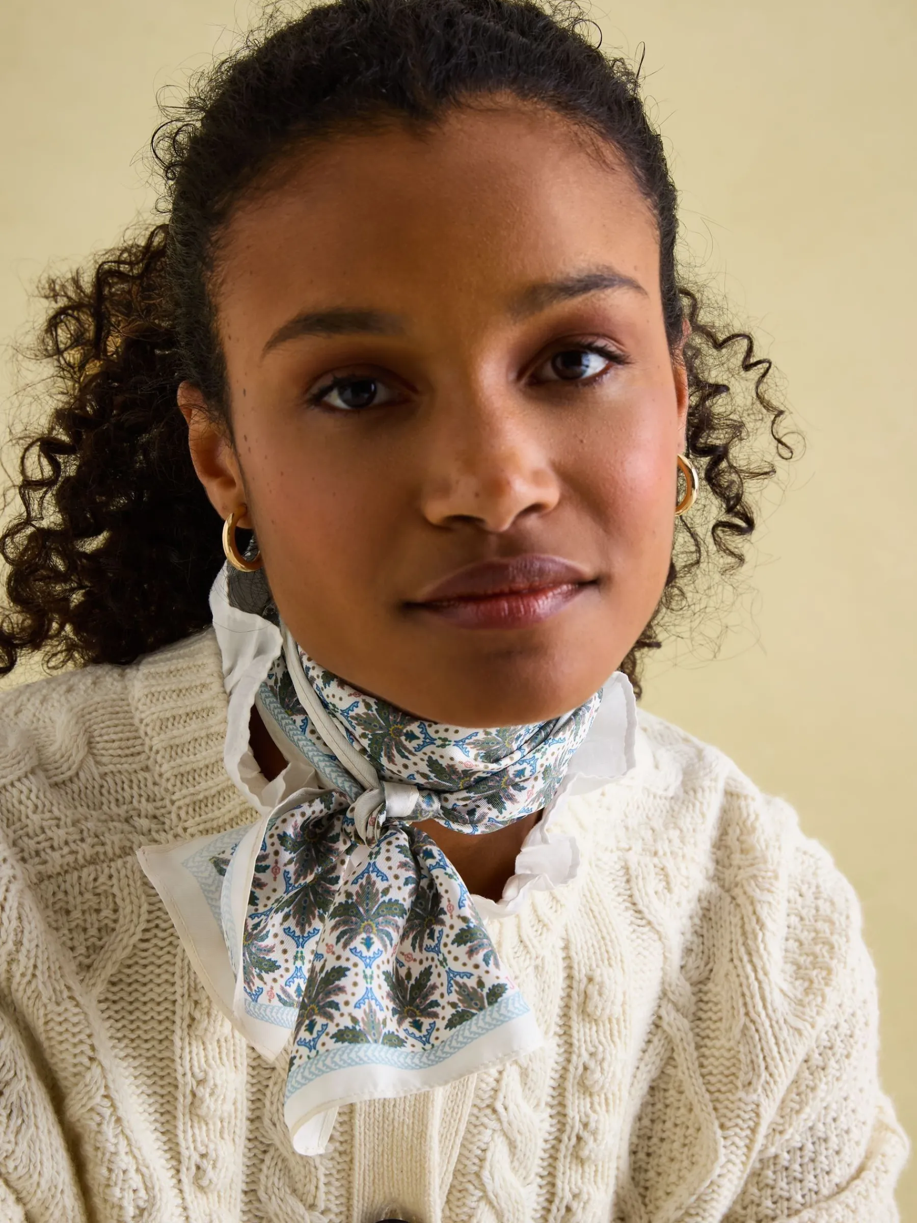 Highgrove Skinny Printed Scarf<Joules Clearance