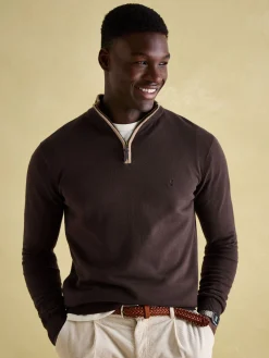Hillside Quarter Zip Knit Jumper<Joules Discount