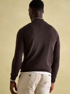 Hillside Quarter Zip Knit Jumper<Joules Discount
