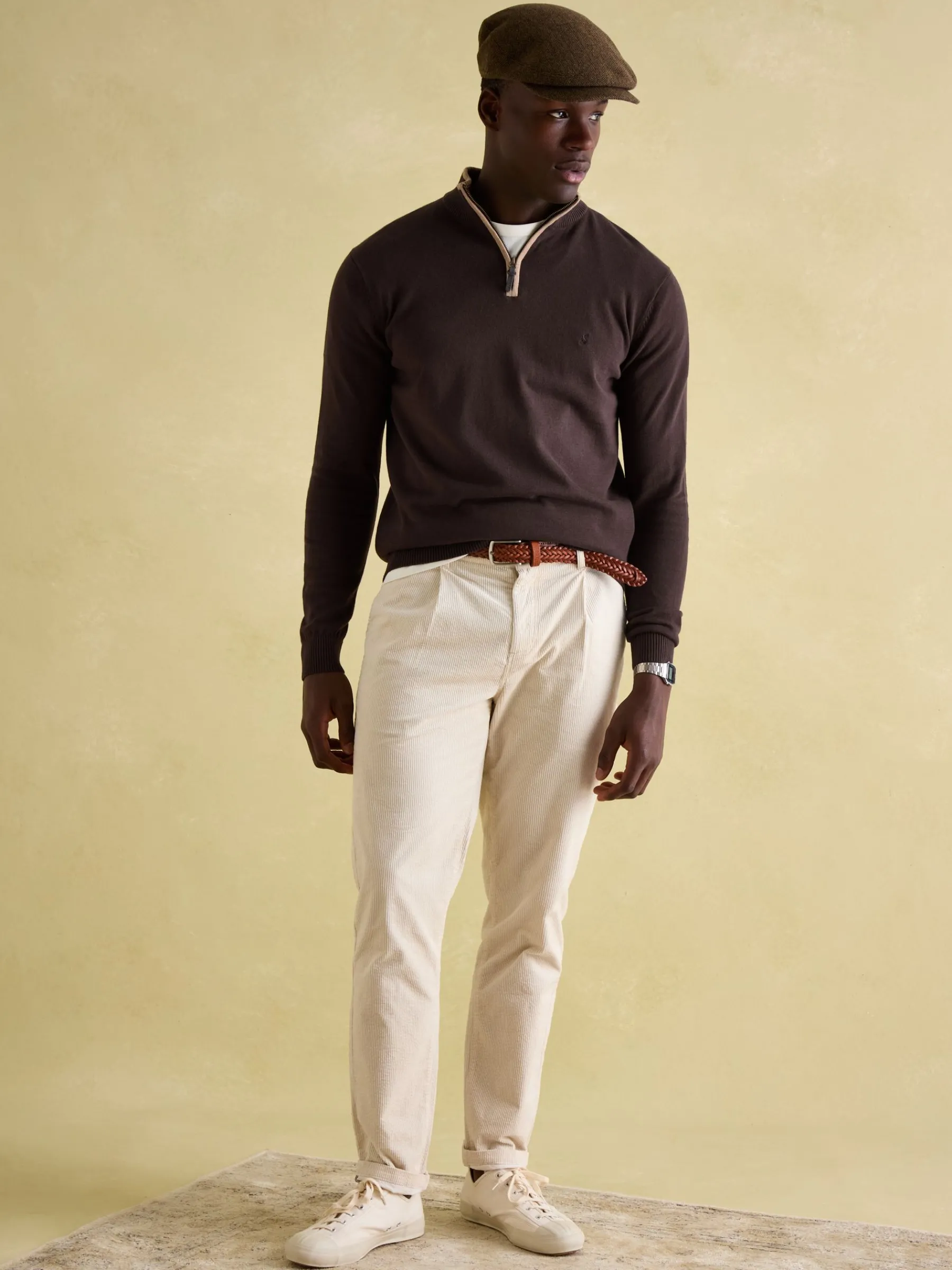 Hillside Quarter Zip Knit Jumper<Joules Discount