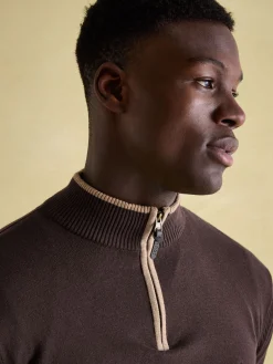 Hillside Quarter Zip Knit Jumper<Joules Discount
