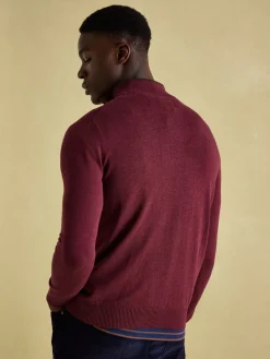 Hillside Quarter Zip Knit Jumper<Joules Outlet