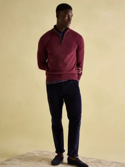 Hillside Quarter Zip Knit Jumper<Joules Outlet
