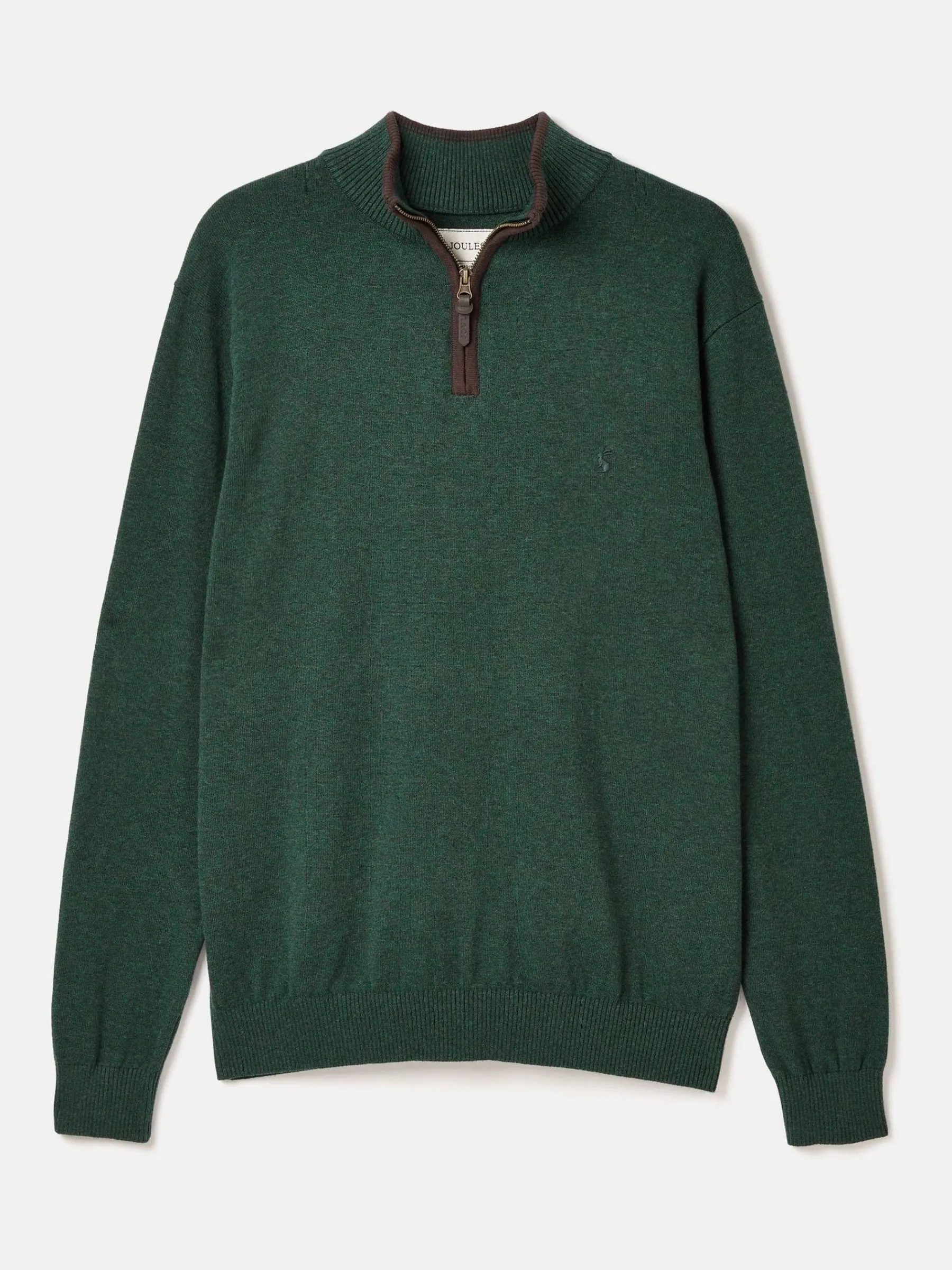 Hillside Dark Green Quarter Zip Knit Jumper<Joules Online