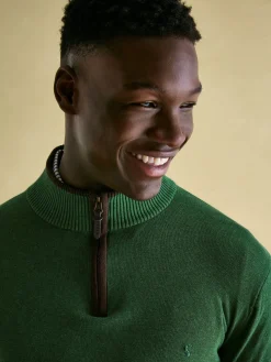 Hillside Quarter Zip Knit Jumper<Joules Hot