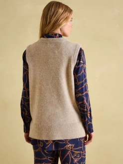 Holly Longline Knitted Vest<Joules Clearance