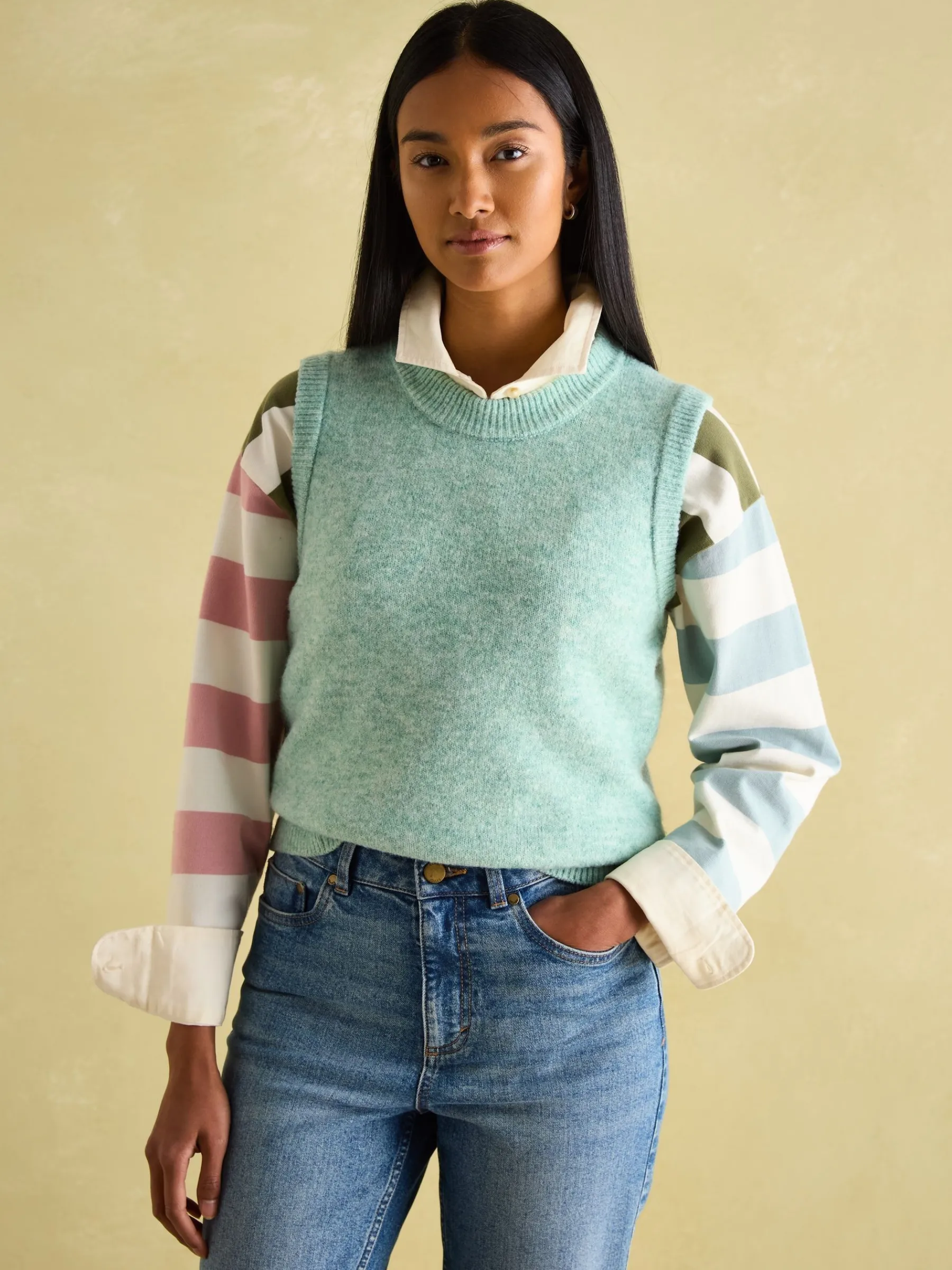 Holly Knitted Vest<Joules Online