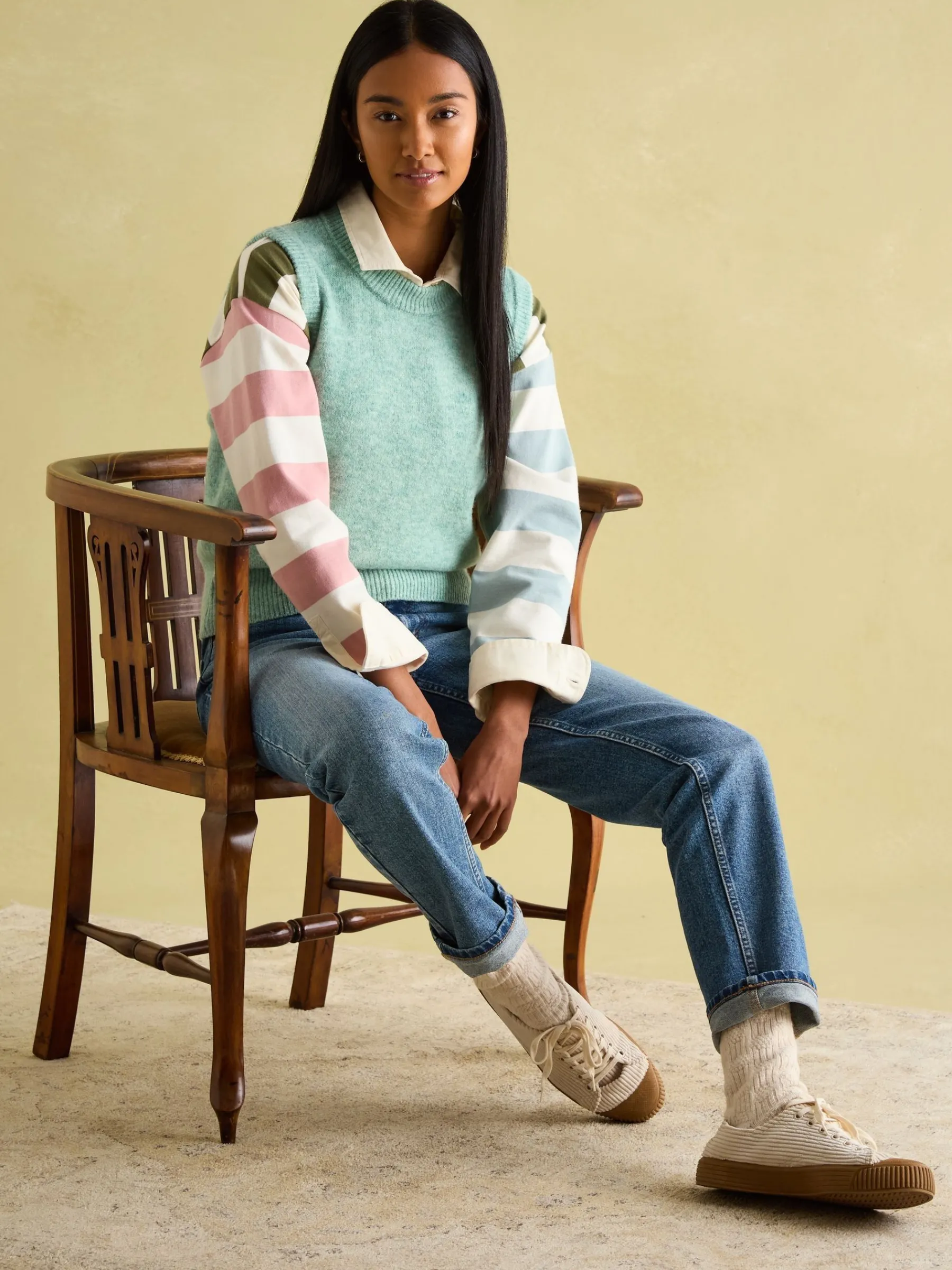 Holly Knitted Vest<Joules Online
