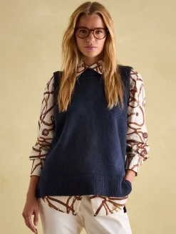 Holly Longline Knitted Vest<Joules Online