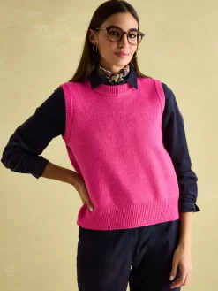 Holly Regular Fit Knitted Vest<Joules Sale