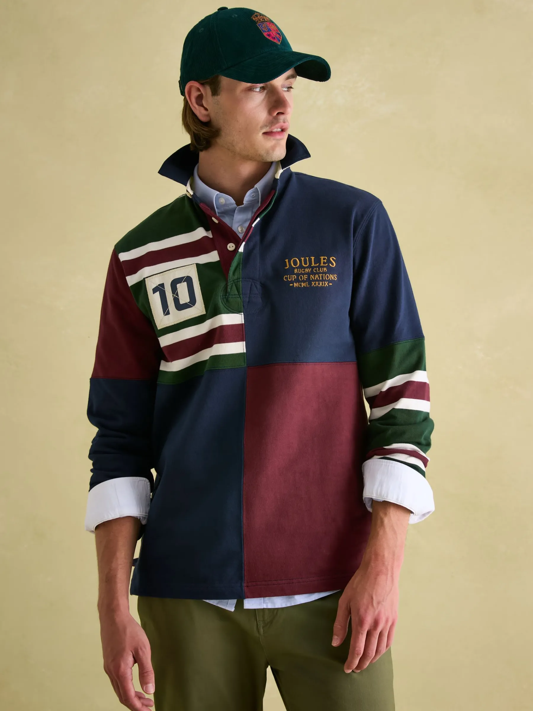 Hotch Potch Embellished Striped Rugby Shirt<Joules Online
