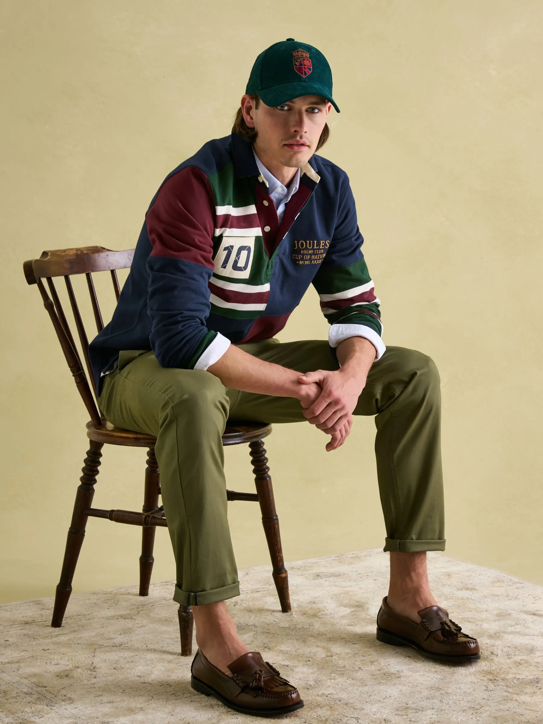Hotch Potch Embellished Striped Rugby Shirt<Joules Online