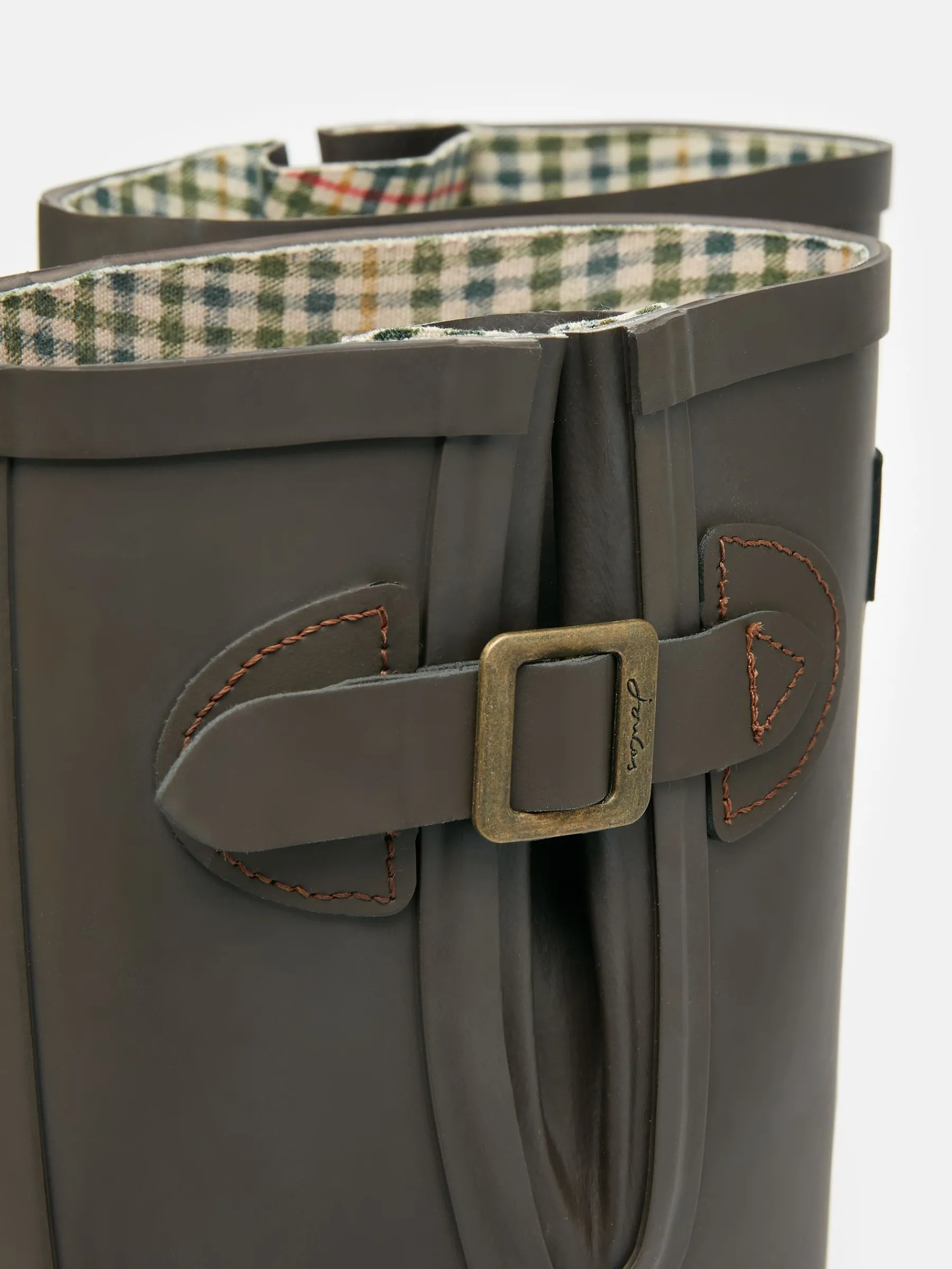 Houghton Chocolate Brown Adjustable Tall Wellies<Joules New