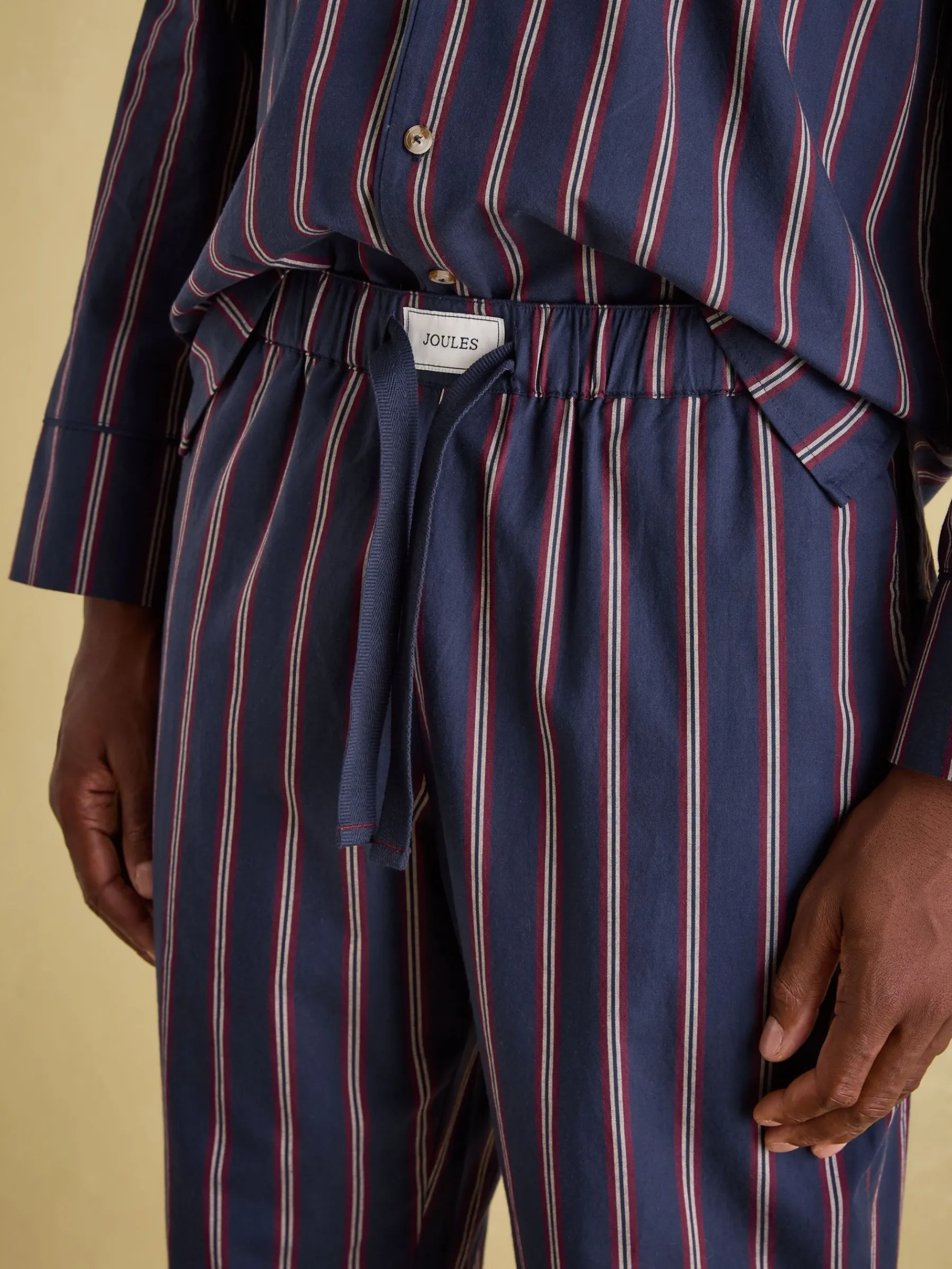 Hugo Navy Stripe Cotton Pyjama Set<Joules Best