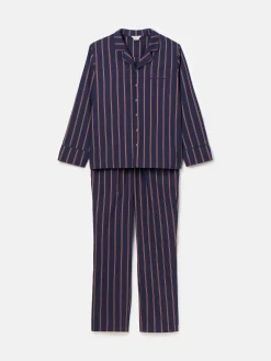 Hugo Navy Stripe Cotton Pyjama Set<Joules Best