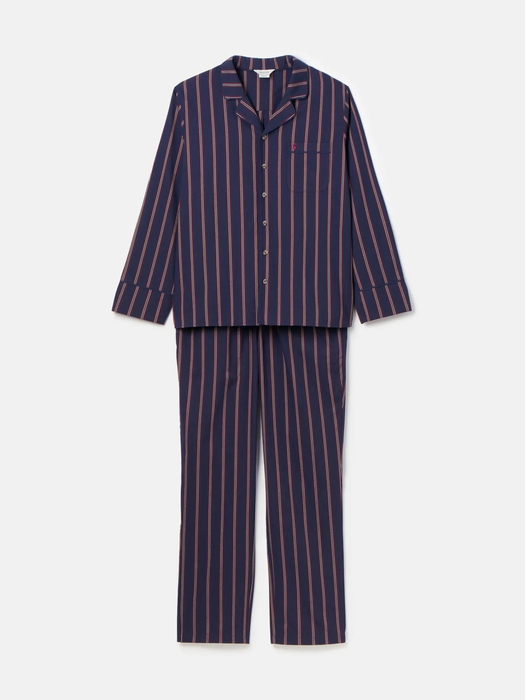 Hugo Navy Stripe Cotton Pyjama Set<Joules Best
